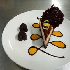 A picture of Choco orange moussecake delight.