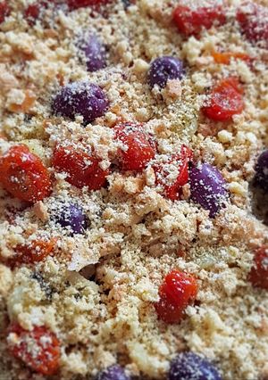 Foto de Bacalhau em crosta de broas