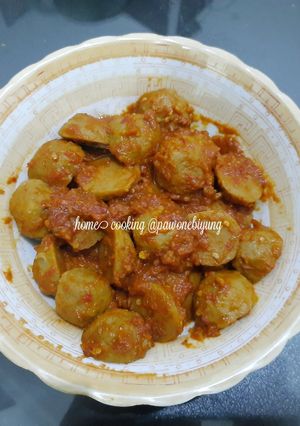 Foto resep Gongso Bakso Pedas Manis