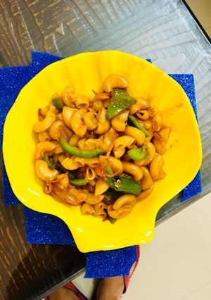 A picture of Spicy macaroni.