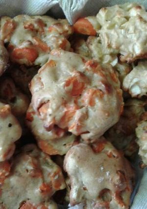 Una foto de Croquetas al horno de zanahorias o puerros