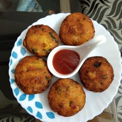 Sweet corn vada A picture of Sweet corn vada.