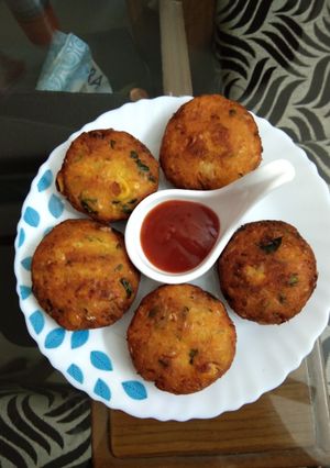 A picture of Sweet corn vada.