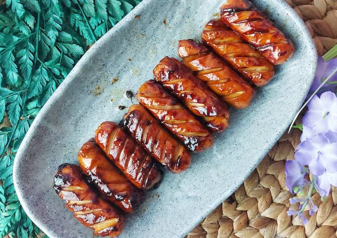 Resep Sosis Panggang Teriyaki Sederhana Untuk Cemilan Oleh Puspitasari