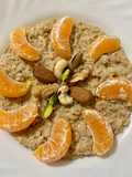 Porridge alla cannella con mandarino e mix di frutta secca 🍊🥜