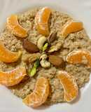 Porridge alla cannella con mandarino e mix di frutta secca 🍊🥜