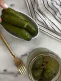 Pepinillos en vinagre keto