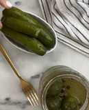 Pepinillos en vinagre keto