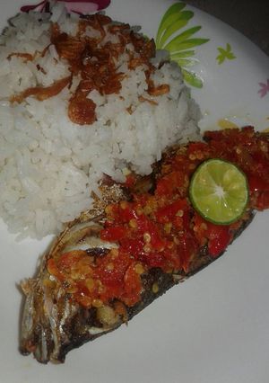 Foto resep Kembung geprek #sambeljamannow😁