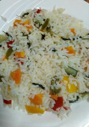 A picture of Vegetable Rice.