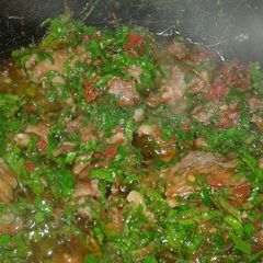 Spinach beef A picture of Spinach beef.