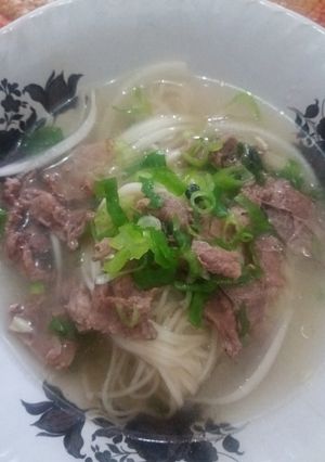 Foto resep Beef Noodle Soup (Pho Vietnam)