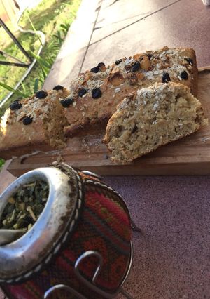 Una foto de Budín de banana y avena 🍌♥️