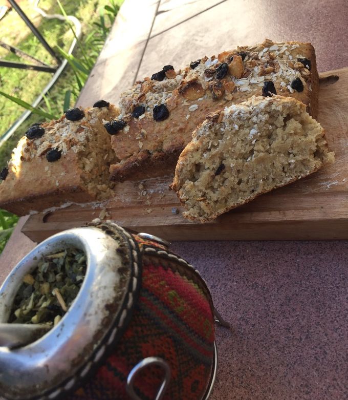 Una foto de Budín de banana y avena 🍌♥️