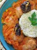Albóndigas de pollo y pavo en salsa de tomate casera
