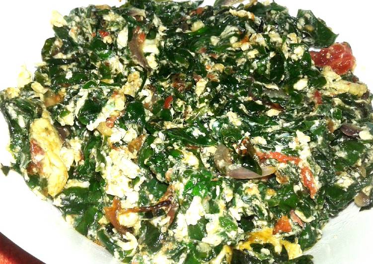 Steps to Prepare Speedy Eggs in vinespinach