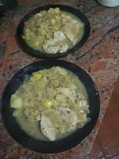Una foto de Pechugas en salsa de soja