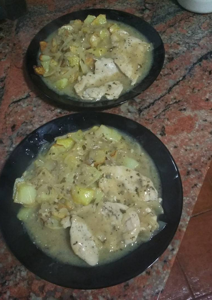 Una foto de Pechugas en salsa de soja