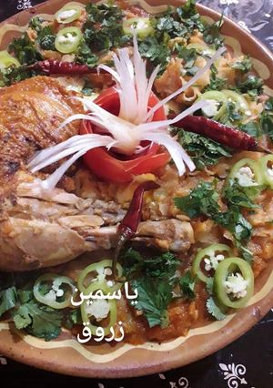 صورة لوصفة طبق شخشوخة مسيلية