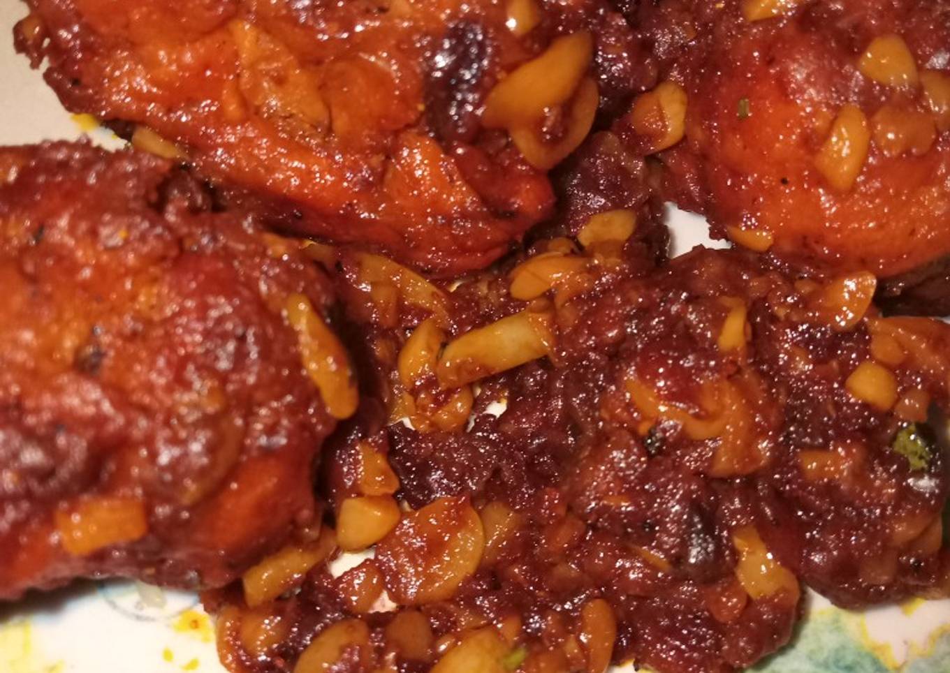 Chilli shezwan chicken lollipop