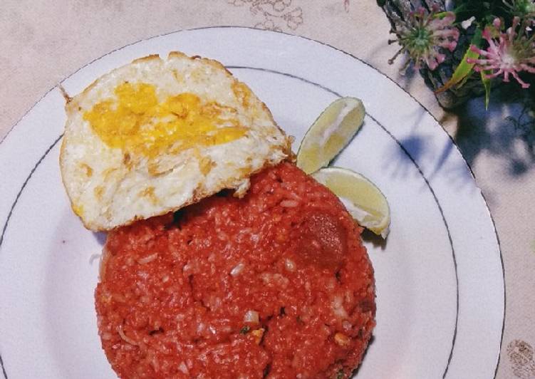 Cara Termudah Menyiapkan Nasi Goreng Merah (Khas Makassar) Super Enak