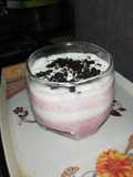 White choco yogurt & Strawberry mousse