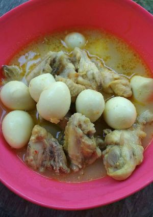 Foto resep Opor ayam telur puyuh