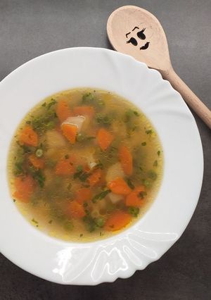Zöldborsóleves (gluténmentes) recept fotója
