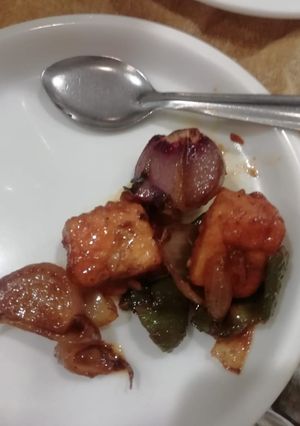 A picture of Chilli paneer.