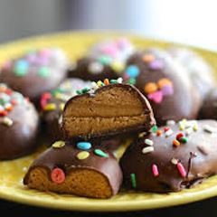 A picture of Peanut Butter Easter Eggs.