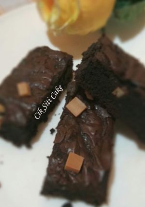 Foto resep Brownies simple lezatos