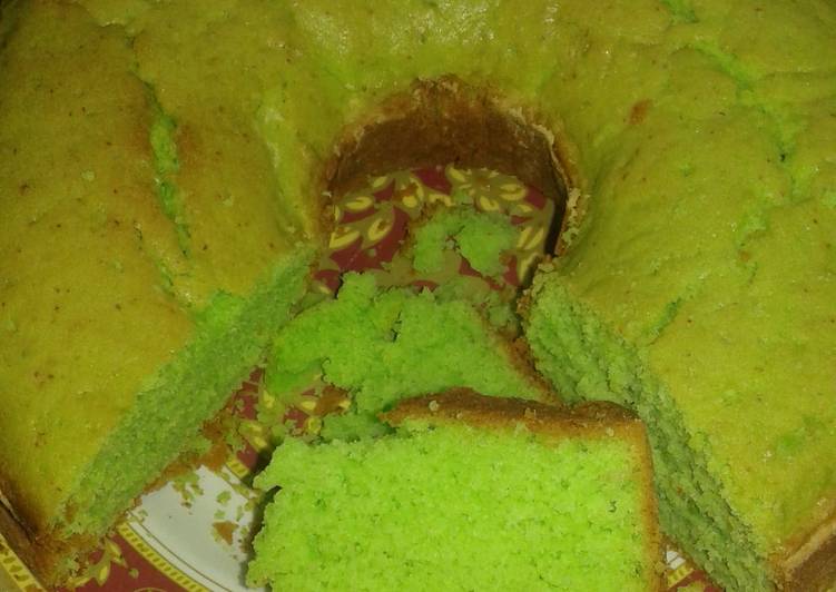 Cara Gampang Menyiapkan Brudel Cake Pandan Anti Gagal