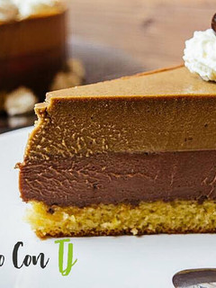 Una foto de 🍫Tarta de chocolate y café☕