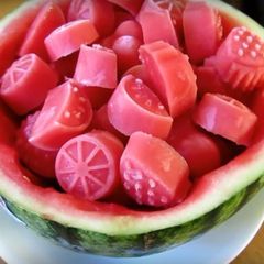 A picture of Mini Pig Watermelon Treats.