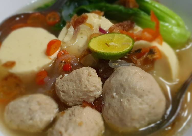 Resep Baso Ayam tanpa Tepung (Keto, Low Carbo), Enak Banget