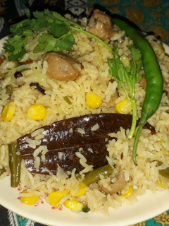 કોર્ન સોયા પુલાવ (Corn Soya Pulao in Gujarati Recepi) રેસીપી મુખ્ય ફોટો