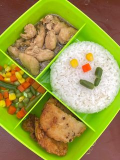 Foto resep Bekal Suami (Ayam Teriyaki, Tempe Goreng, Mix Vegie)