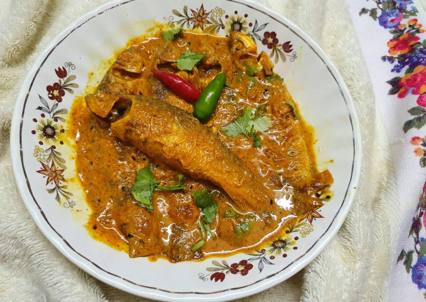 Bata Fish Curry in Mustard Sauce