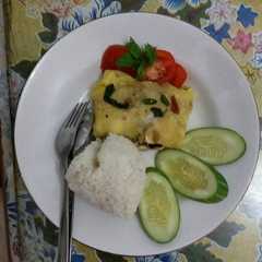 รูปของ Bayam lipat telur