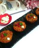 Masala Oatmeal Paneer Muffin