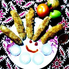 A picture of Potato lollipop.