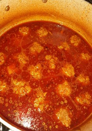 عکسی از دستور قیمه ریزه