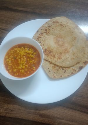 जीरा पराठा और चना दाल रेसिपी मुख्य फोटो
