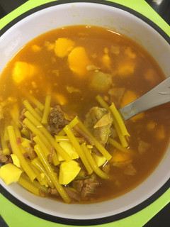 Una foto de Sopa aprovechamiento del cocido