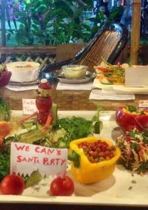 A picture of All in one party salad.