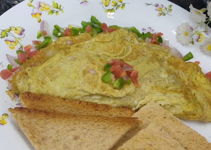 Chicken cheese omelette Recipe