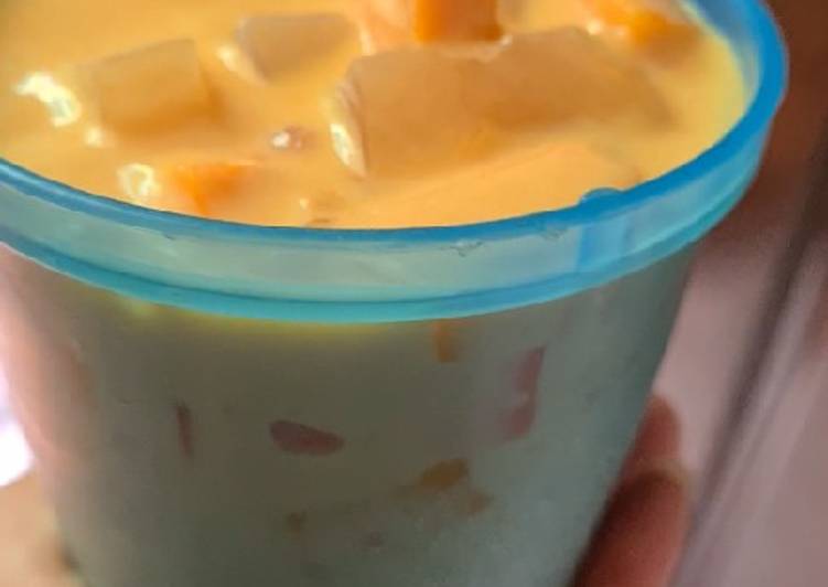 Creamy cheese mango simple