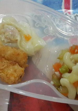 Foto resep Sup Makaroni Pangsit MPASI 10+
