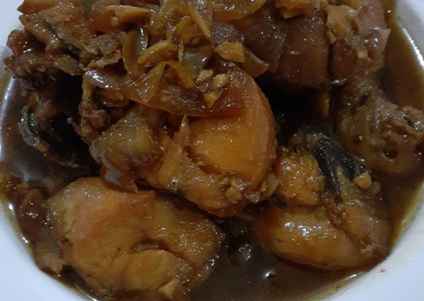 Ayam goreng saus inggris