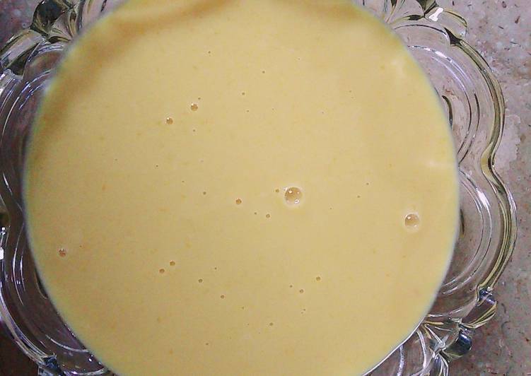 Recipe of Super Quick Homemade Mango custard with real mangoes #MANGO TANGO